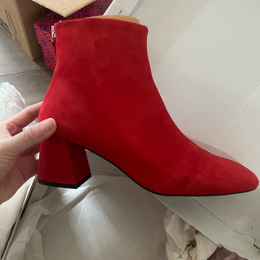 Topshop suede ankle boots